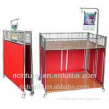 Folding table with wheel for Supermarket Promotion